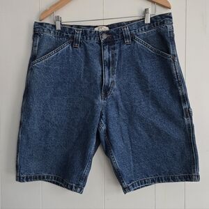 Blue Mountain Men's Classic Blue Denim Shorts-Size  38